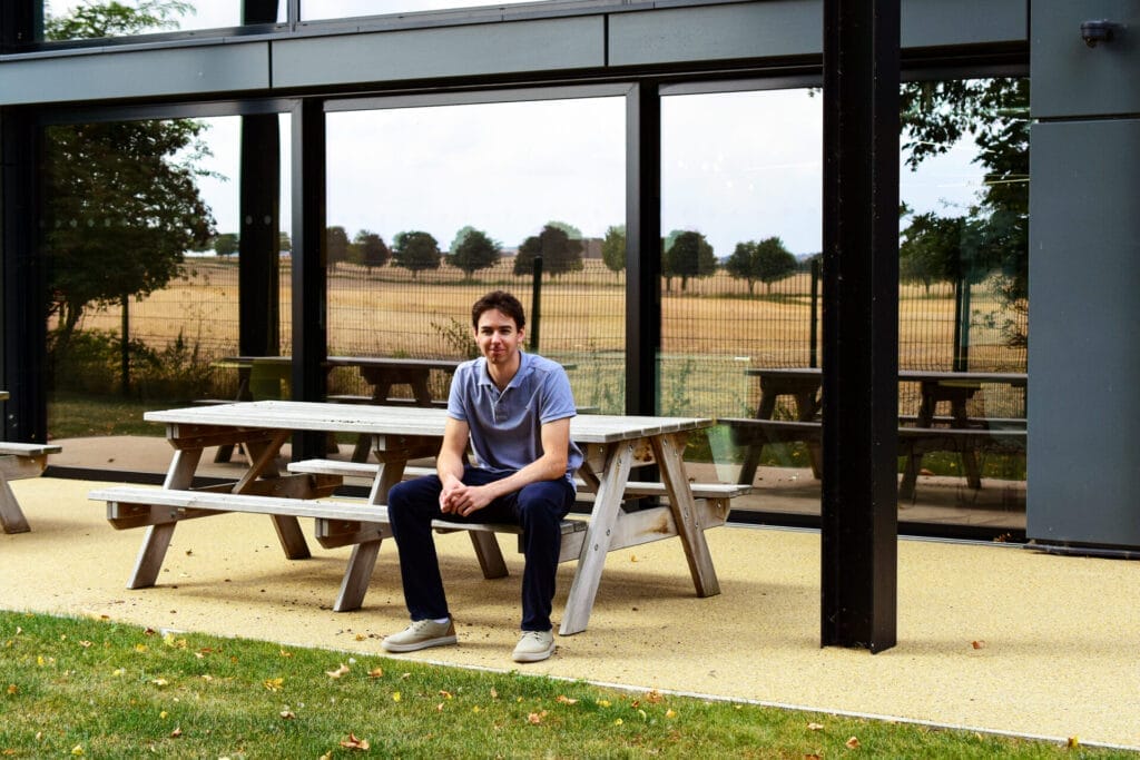 Alasdair Noble in Picnic Area